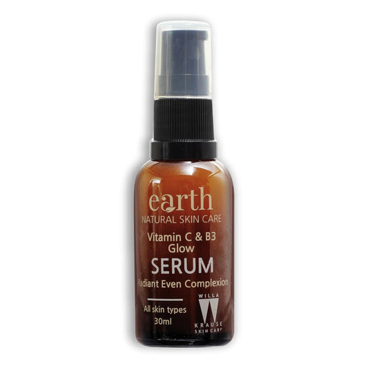 Earth Natural Skin Care – Vitamin C & B3 Glow Serum
